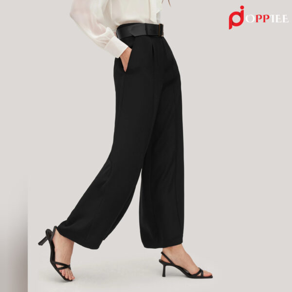 Womens Silk Pants 30 Momme Work Causal Pants - Image 5