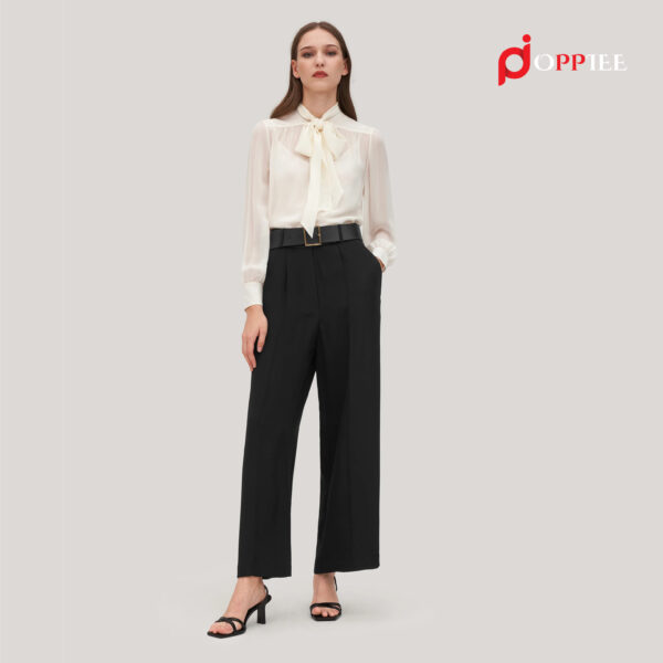 Womens Silk Pants 30 Momme Work Causal Pants